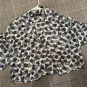 Zara collared seashell shirt